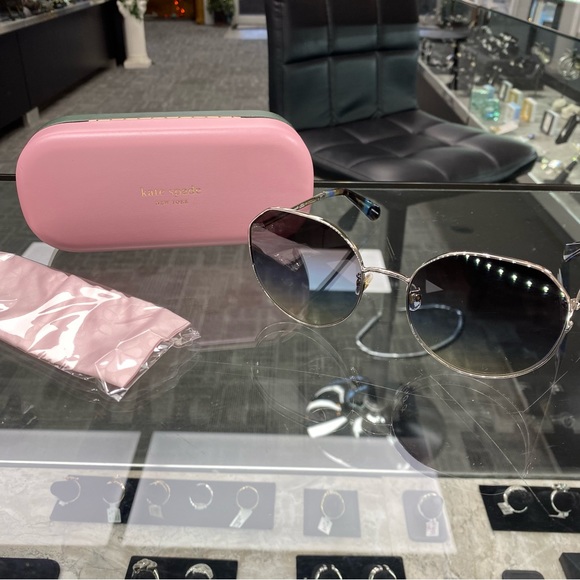 KATE SPADE NEW YORK carlita 60mm aviator sunglasses